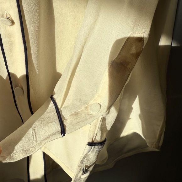 Aritzia Babaton 100% Silk Blouse ~ Brand New ~ XXS - Picture 8 of 8